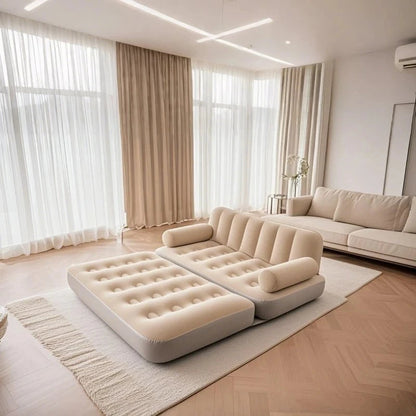 Folding Inflatable Sofa Bed – Thickened, Portable &amp; Comfortable Manwatstore