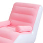 Folding Lazy Sofa with Armrests PVC Soft Folds Compactly Inflatable Sofa for Garden Leisure Gaming Lunch Break Indoor Outdoor Manwatstore