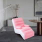 Folding Lazy Sofa with Armrests PVC Soft Folds Compactly Inflatable Sofa for Garden Leisure Gaming Lunch Break Indoor Outdoor Manwatstore