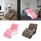 Folding Lazy Sofa with Armrests PVC Soft Folds Compactly Inflatable Sofa for Garden Leisure Gaming Lunch Break Indoor Outdoor Manwatstore