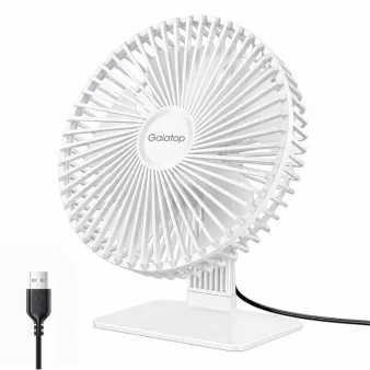 GAIATOP Desk Fan Portable USB Fan 90° Adjustable Cooling Fan Mute 3 Speed Adjustment Ultra Quiet Suitable For Home Desk Office Manwatstore