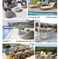 Garden Rattan Sofa Set Outdoor Furniture Lounge Chaise And Loveseat Set Wicker Rattan Outdoor Sofa Set Patio Weaving Furniture Manwatstore