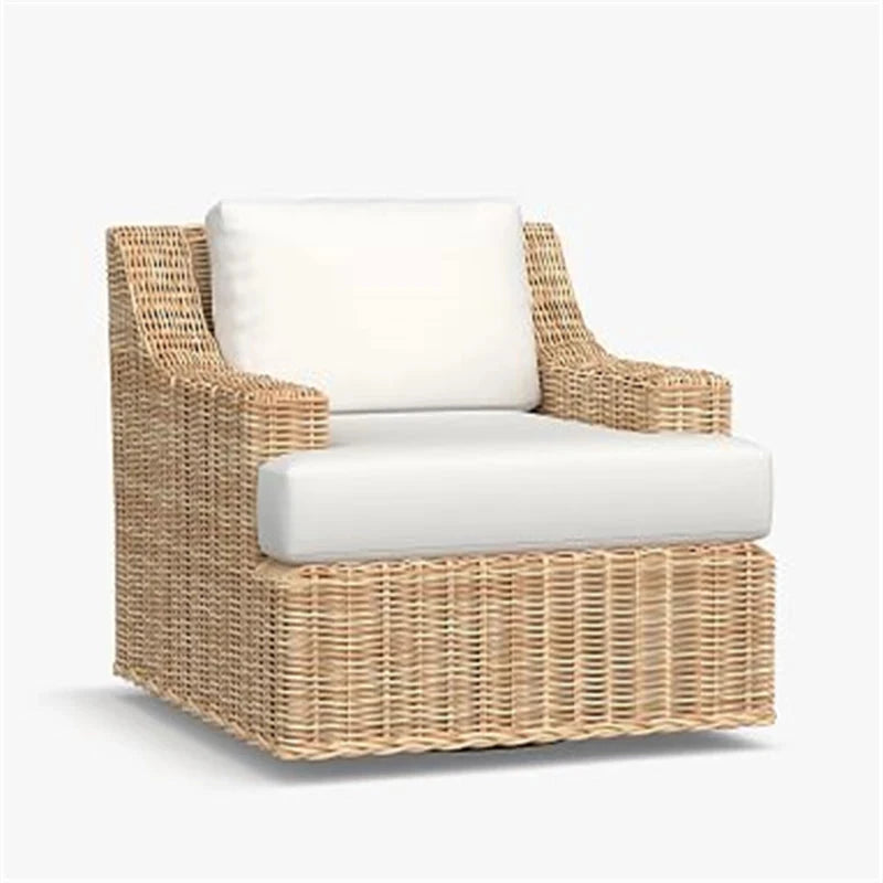 Garden Rattan Sofa Set Outdoor Furniture Lounge Chaise And Loveseat Set Wicker Rattan Outdoor Sofa Set Patio Weaving Furniture Manwatstore