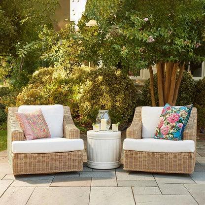 Garden Rattan Sofa Set Outdoor Furniture Lounge Chaise And Loveseat Set Wicker Rattan Outdoor Sofa Set Patio Weaving Furniture Manwatstore