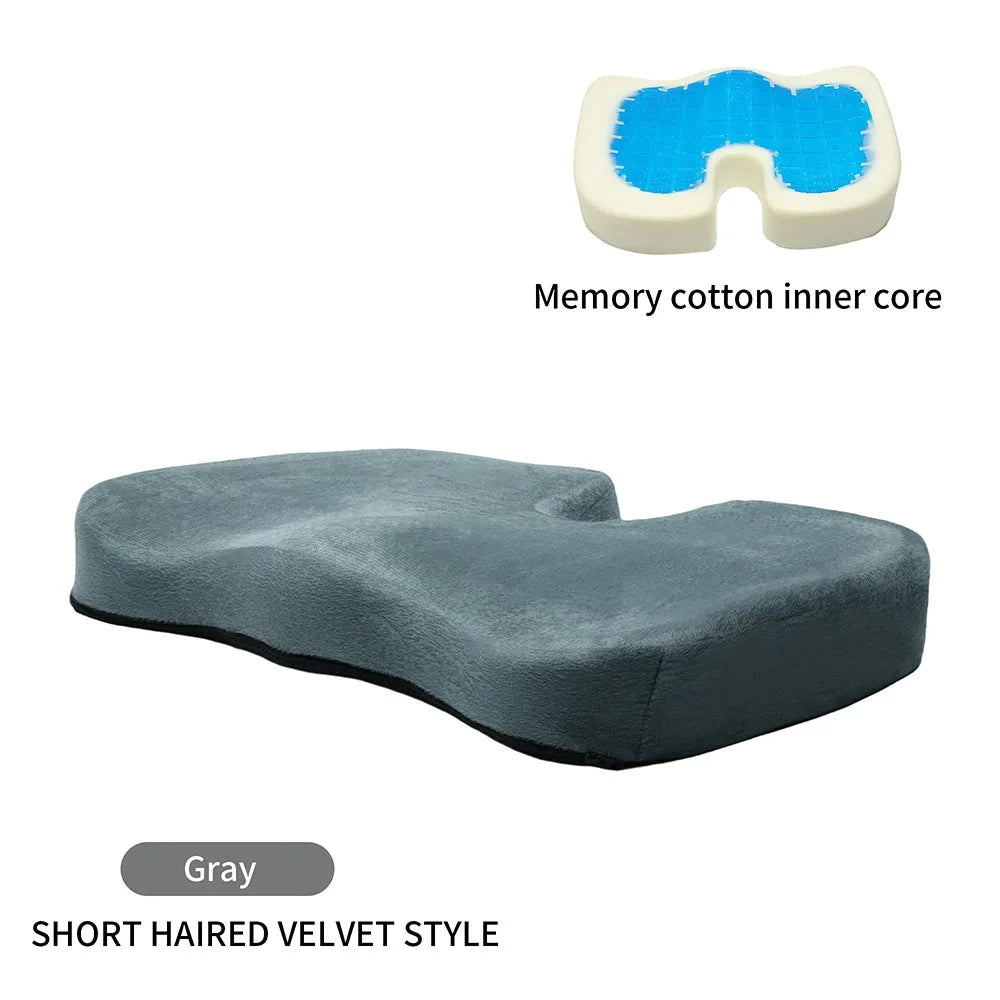 Gel-Enhanced Memory Foam Office Chair Cushion – Long-Lasting Comfort &amp; Support Manwatstore