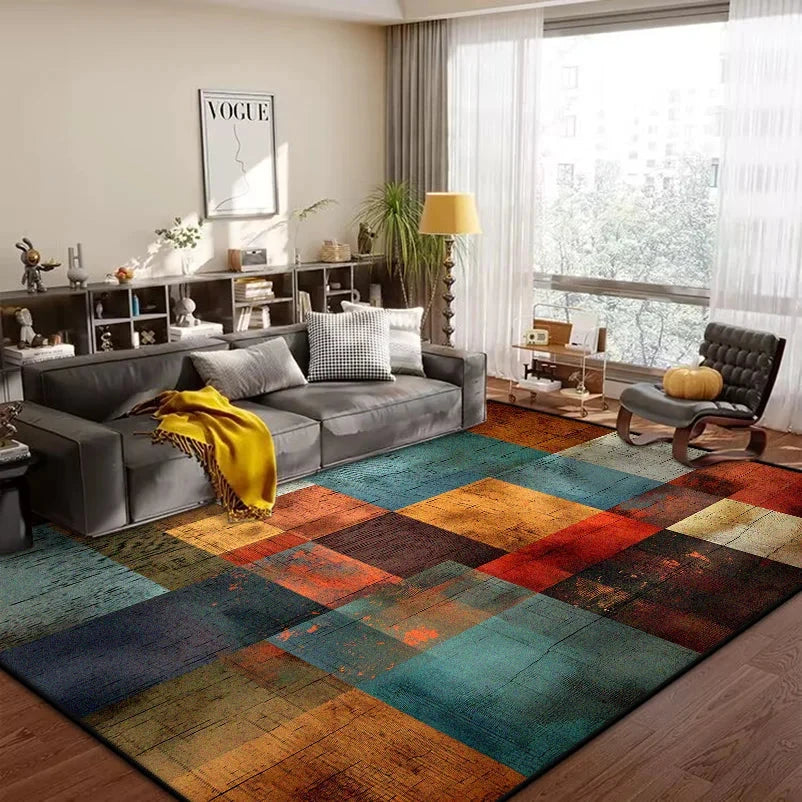 Geometric Abstract Carpet Living Room Bedroom Carpet Large Area Rugs for Home Decoration Non-slip Sofa Custom Floor Mats 200x300 Manwatstore