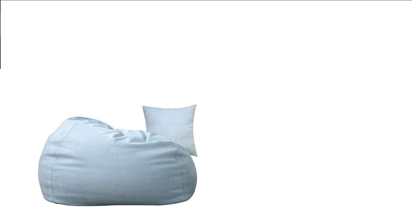 Giant Leather Bean Bag Chair - Luxury Lazy Sofa for Living Room, Bedroom & Balcony | Comfortable Tatami-Style Recliner for Adults & Kids Home & Living Manwatstore