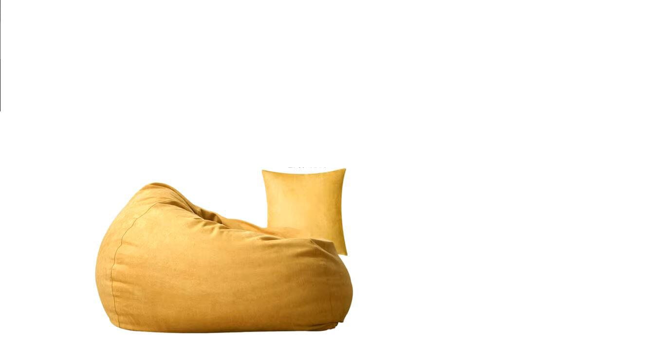 Giant Leather Bean Bag Chair - Luxury Lazy Sofa for Living Room, Bedroom & Balcony | Comfortable Tatami-Style Recliner for Adults & Kids Home & Living Manwatstore