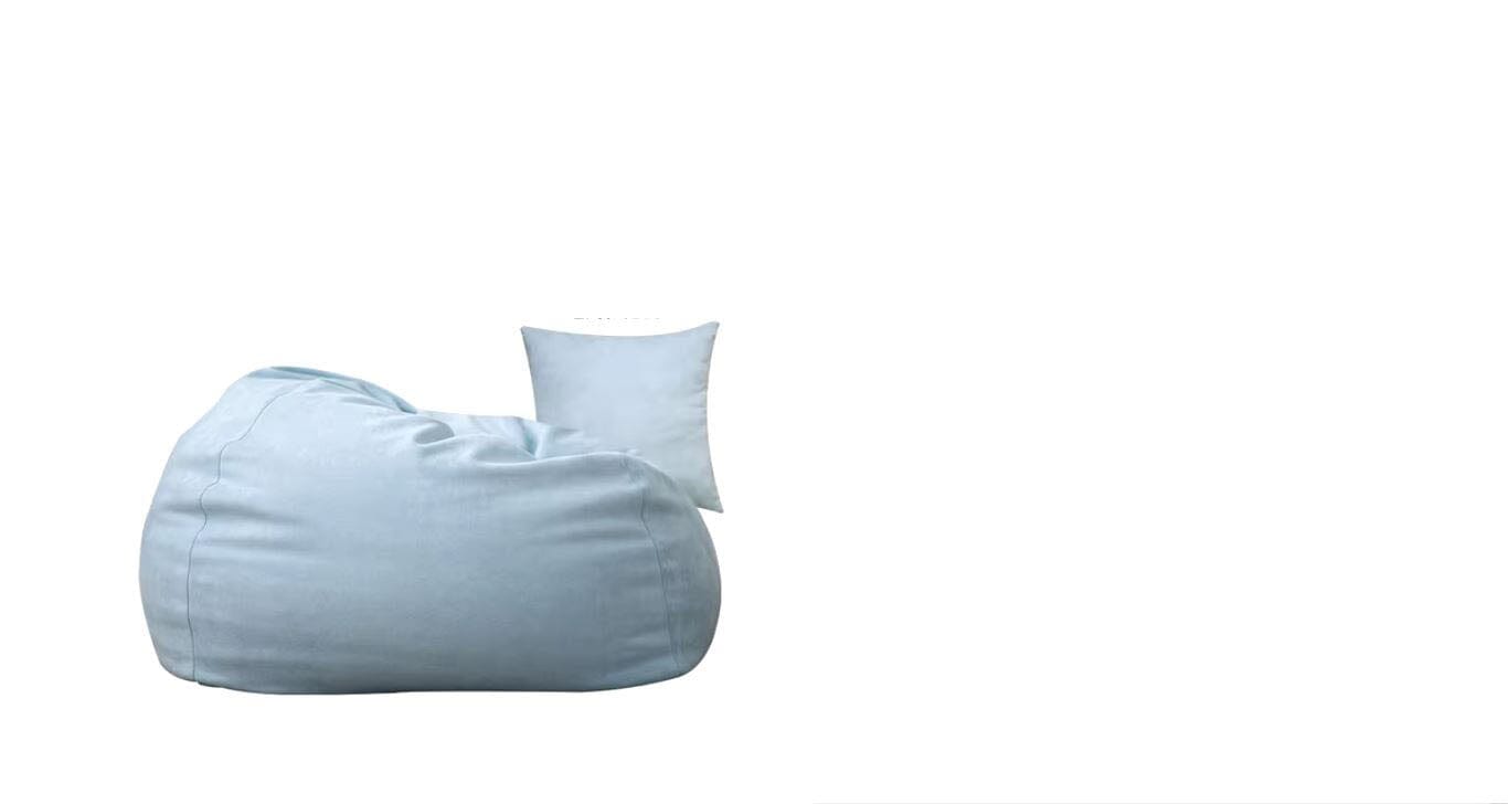 Giant Leather Bean Bag Chair - Luxury Lazy Sofa for Living Room, Bedroom & Balcony | Comfortable Tatami-Style Recliner for Adults & Kids Home & Living Manwatstore