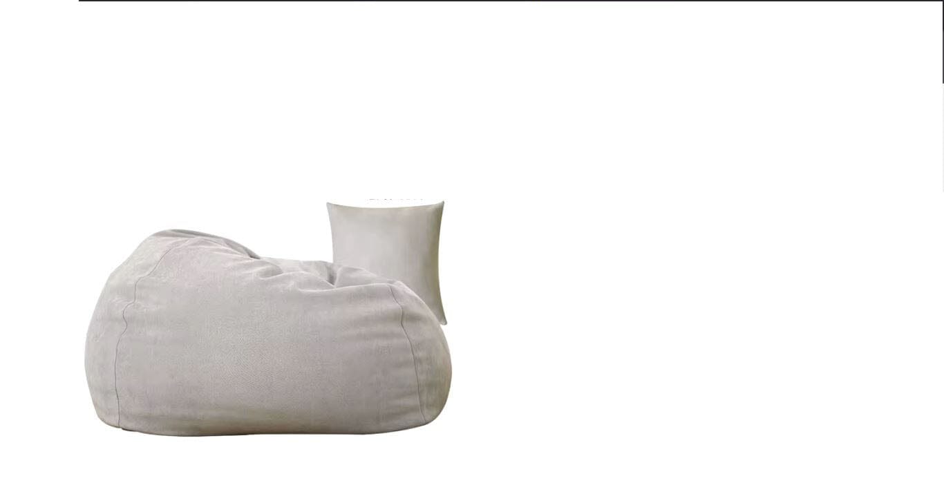 Giant Leather Bean Bag Chair - Luxury Lazy Sofa for Living Room, Bedroom & Balcony | Comfortable Tatami-Style Recliner for Adults & Kids Home & Living Manwatstore