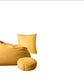 Giant Leather Bean Bag Chair - Luxury Lazy Sofa for Living Room, Bedroom & Balcony | Comfortable Tatami-Style Recliner for Adults & Kids Home & Living Manwatstore