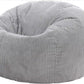 Giant Rope Adult Bean Bag Chair - Comfortable Corduroy Lounge Chair for All Ages | UK Bean Bag Chair Manwatstore