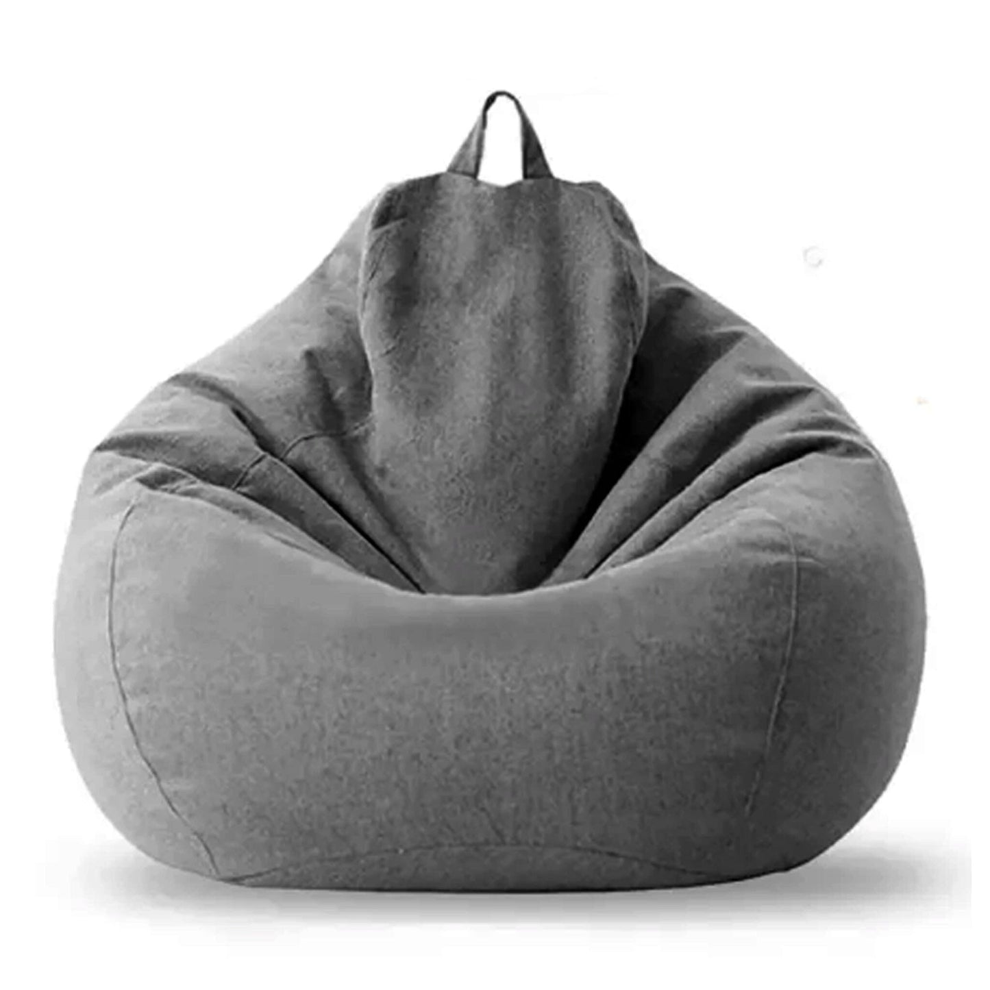 Giant Stuffed Bean Bag Chair Sofa Bed – Thick Linen Flocking Pouf Ottoman Seat, Lounge Furniture Bean Bag Chair Manwatstore