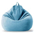 Giant Stuffed Bean Bag Chair Sofa Bed – Thick Linen Flocking Pouf Ottoman Seat, Lounge Furniture Bean Bag Chair Manwatstore