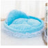 Hanpanda Fantasy Bow Lace Dog Bed Beds For Large Dogs Detachable Oval Pink Princess Pet Bed Basket For Dog Pet Wedding Furniture Manwatstore