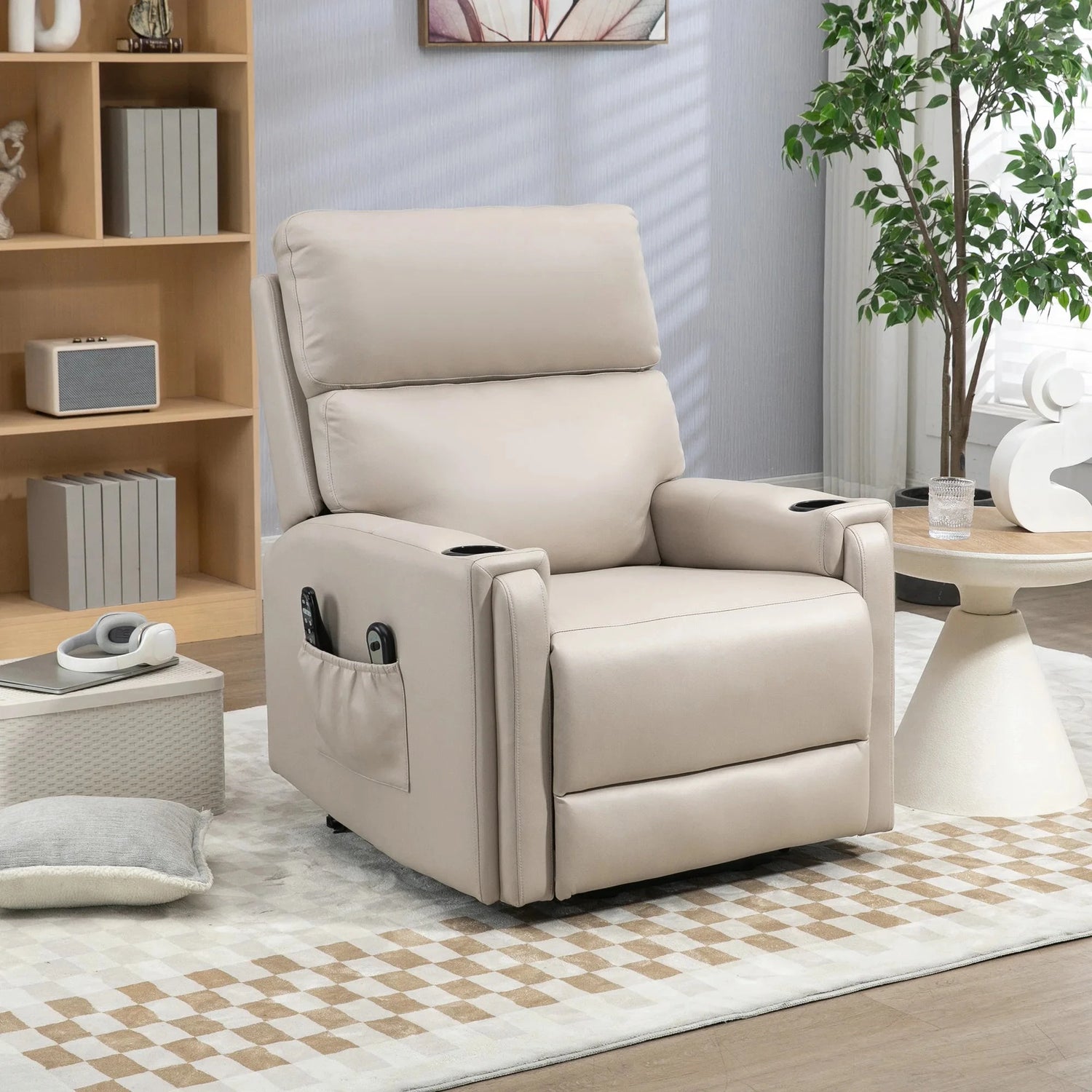 HavenLift Massage &amp; Heat Recliner Chair for Living Room Manwatstore