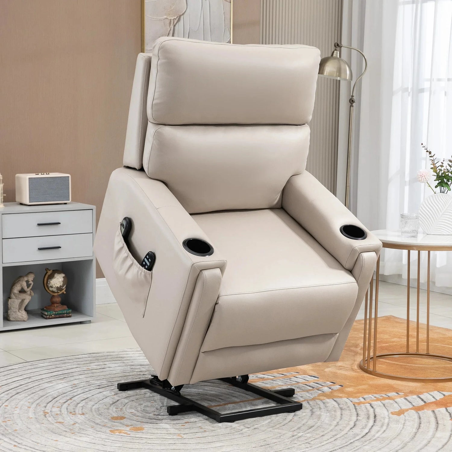 HavenLift Massage &amp; Heat Recliner Chair for Living Room Manwatstore