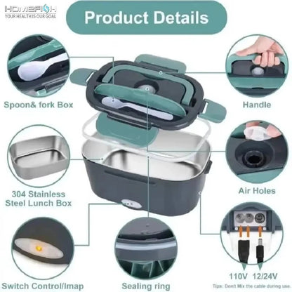 Heat Pack- Heating Lunchbox Home &amp; Living Manwatstore
