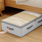 Heavy-duty under-bed storage bag Foldable storage box with large transparent window suitable for closets Dorm bedding clothes Manwatstore