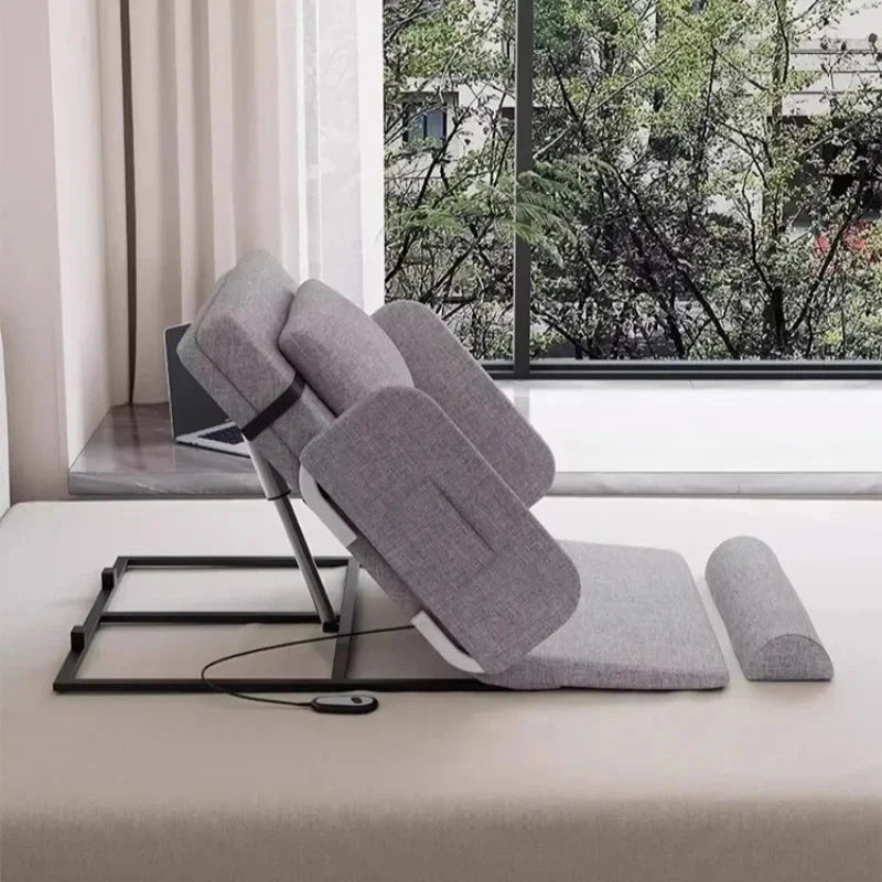 High Density Sponge Chaise Lounge Adjustable Folding Portable Electric Lift Indoor Chaise Lounge Bedroom Living Room Furniture Manwatstore