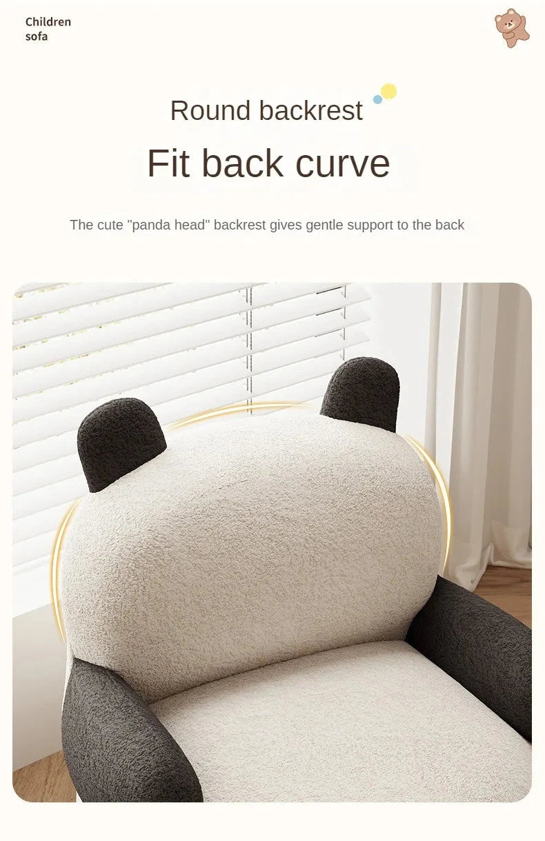 Home Ins Style Beanbag Sofa Living Room Bedroom Cute Cartoon Baby Hot Sale Lazy Sofa Velvet Bedroom Bedside Children Sofa Manwatstore
