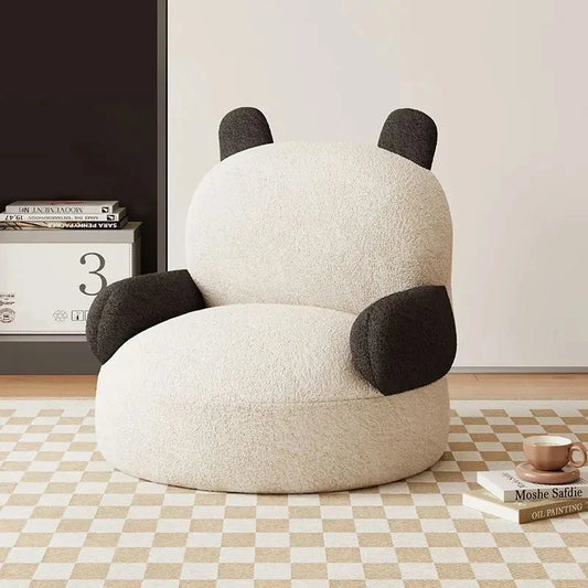 Home Ins Style Beanbag Sofa Living Room Bedroom Cute Cartoon Baby Hot Sale Lazy Sofa Velvet Bedroom Bedside Children Sofa Manwatstore