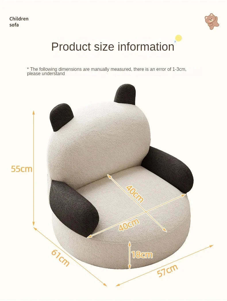 Home Ins Style Beanbag Sofa Living Room Bedroom Cute Cartoon Baby Hot Sale Lazy Sofa Velvet Bedroom Bedside Children Sofa Manwatstore
