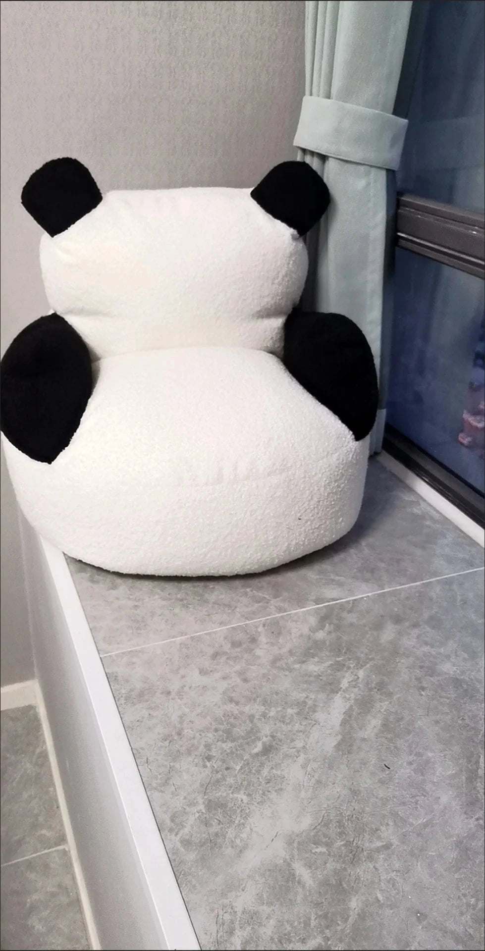 Home Ins Style Beanbag Sofa Living Room Bedroom Cute Cartoon Baby Hot Sale Lazy Sofa Velvet Bedroom Bedside Children Sofa Manwatstore