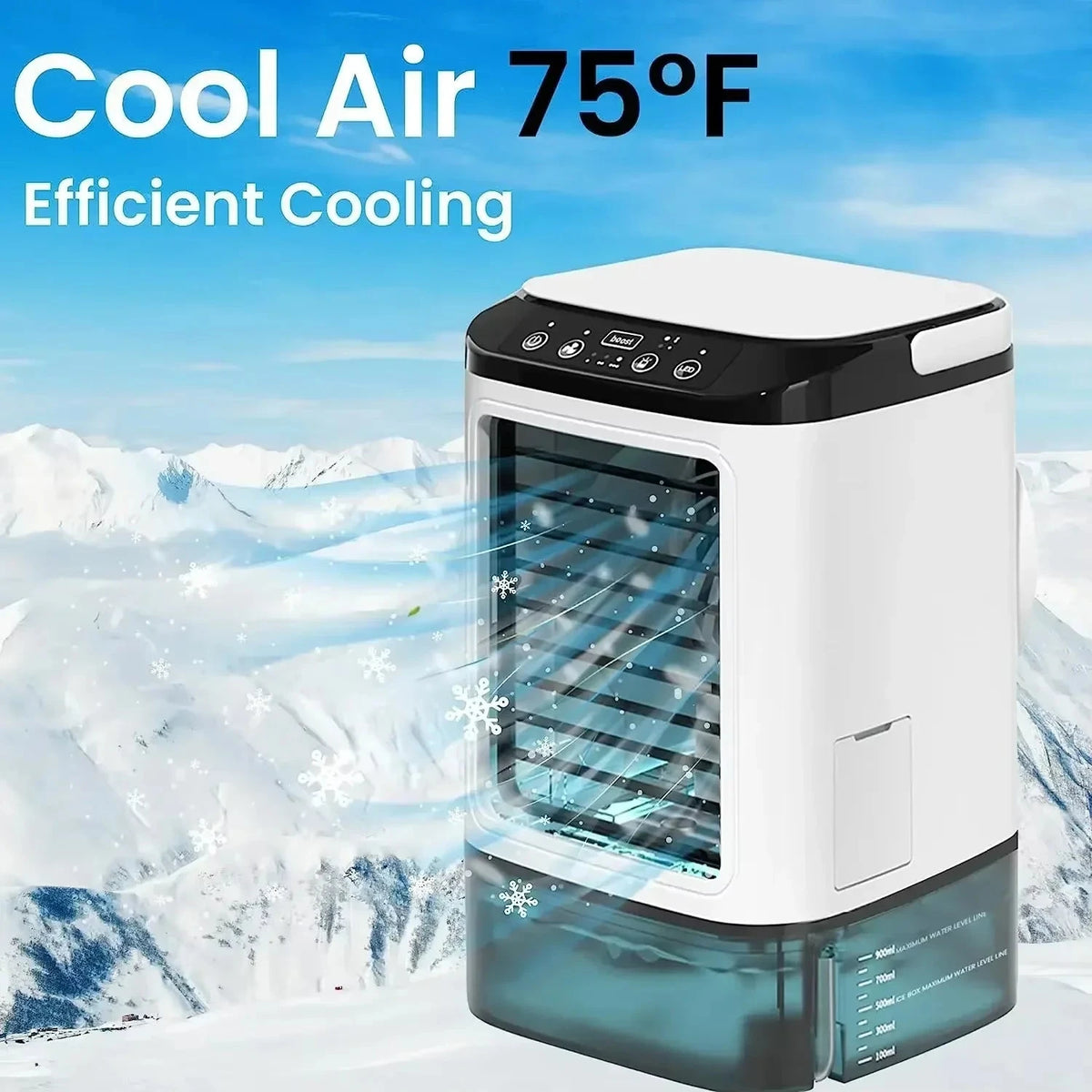 HOMEFISH Small Home-use Quiet Desktop Humidifier Cold Fan Spray Refrigeration Portable USB Electric Fan Manwatstore