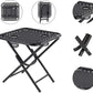 Homfa Garden Sun Lounger Set with Table Folding Adjustable Zero Gravity Recliner Chair Seat Indoor/Outdoor Manwatstore