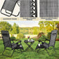 Homfa Garden Sun Lounger Set with Table Folding Adjustable Zero Gravity Recliner Chair Seat Indoor/Outdoor Manwatstore