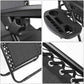 Homfa Garden Sun Lounger Set with Table Folding Adjustable Zero Gravity Recliner Chair Seat Indoor/Outdoor Manwatstore