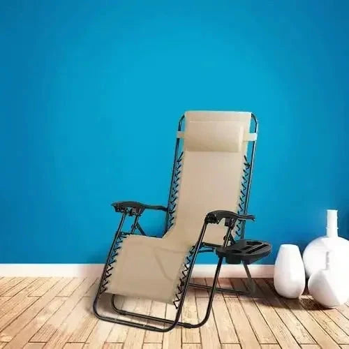 Homfa Garden Sun Lounger Set with Table Folding Adjustable Zero Gravity Recliner Chair Seat Indoor/Outdoor Manwatstore