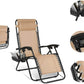 Homfa Garden Sun Lounger Set with Table Folding Adjustable Zero Gravity Recliner Chair Seat Indoor/Outdoor Manwatstore