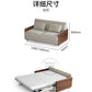 House Decoration Sofa Bed For 2 Person Wood Folding Sofa Full Size Frame Multifunctional Pull Out Hotel Furniture Living Room Manwatstore