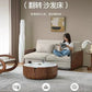 House Decoration Sofa Bed For 2 Person Wood Folding Sofa Full Size Frame Multifunctional Pull Out Hotel Furniture Living Room Manwatstore