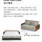 House Decoration Sofa Bed For 2 Person Wood Folding Sofa Full Size Frame Multifunctional Pull Out Hotel Furniture Living Room Manwatstore