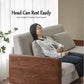 House Decoration Sofa Bed For 2 Person Wood Folding Sofa Full Size Frame Multifunctional Pull Out Hotel Furniture Living Room Manwatstore