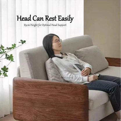 House Decoration Sofa Bed For 2 Person Wood Folding Sofa Full Size Frame Multifunctional Pull Out Hotel Furniture Living Room Manwatstore