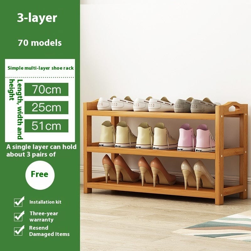 Household Floor Simple Space-saving Storage Small Shoe Cabinet 0 Manwatstore