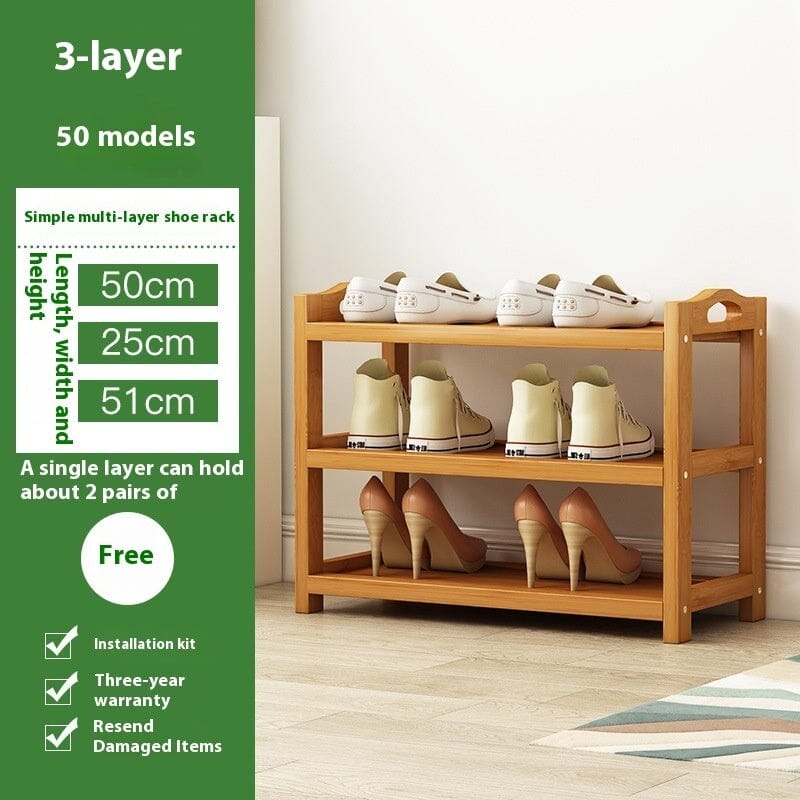 Household Floor Simple Space-saving Storage Small Shoe Cabinet 0 Manwatstore