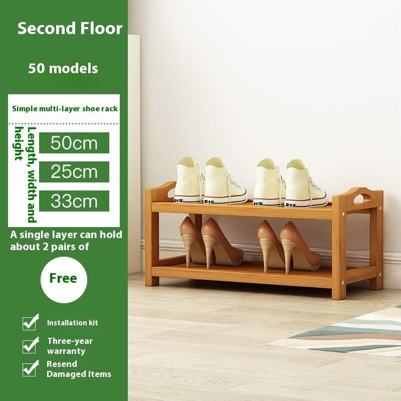 Household Floor Simple Space-saving Storage Small Shoe Cabinet 0 Manwatstore