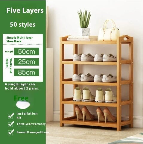 Household Floor Simple Space-saving Storage Small Shoe Cabinet 0 Manwatstore