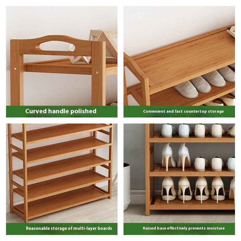 Household Floor Simple Space-saving Storage Small Shoe Cabinet 0 Manwatstore