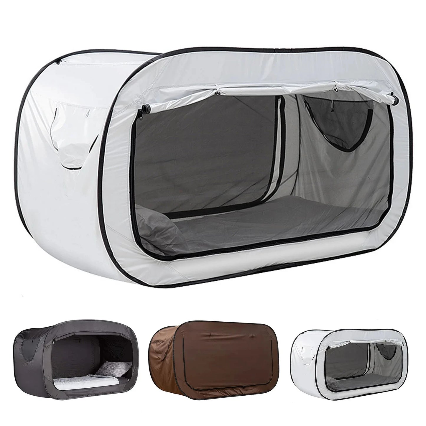 Indoor Bed Tent Bed Tent Outdoor Folding Bed Tent Camping Fully Enclosed Shading Bed Tent for Kids and Adult Manwatstore