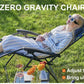 JHK Zero Gravity Set of 2 Portable Recliner Camping Patio Outdoor Garden Lounge Chair with Cup Holder Trays Adjustable Pillow Manwatstore