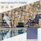 JHK Zero Gravity Set of 2 Portable Recliner Camping Patio Outdoor Garden Lounge Chair with Cup Holder Trays Adjustable Pillow Manwatstore