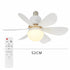 JOYINLED Dimmable Ceiling Fan Light, 30W/40W LED Lamp with Remote Control, 6 Blades, E27 Socket, for Bedroom & Office, 85-265V Manwatstore
