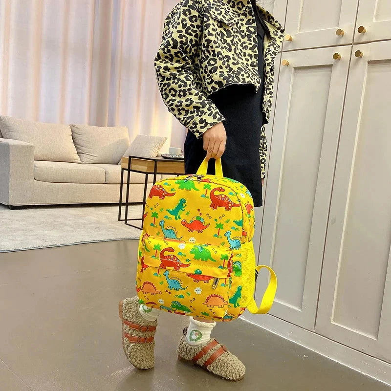 Kids Cartoon Backpack Preschool Kindergarten Bookbag Toddler School Bag for Boys Girls Dinosaurs, Large Capacity, Lightweight Manwatstore