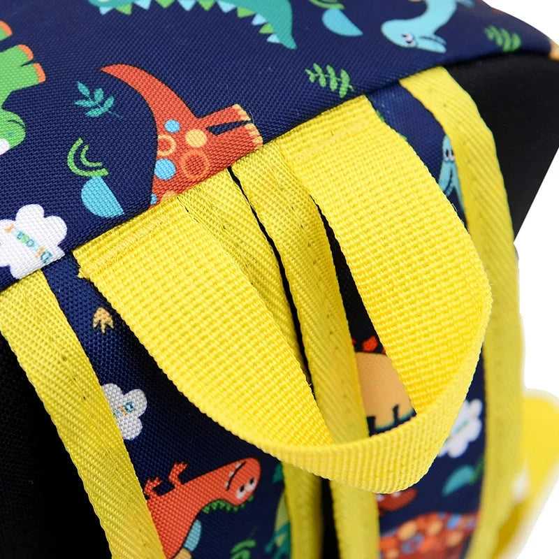Kids Cartoon Backpack Preschool Kindergarten Bookbag Toddler School Bag for Boys Girls Dinosaurs, Large Capacity, Lightweight Manwatstore